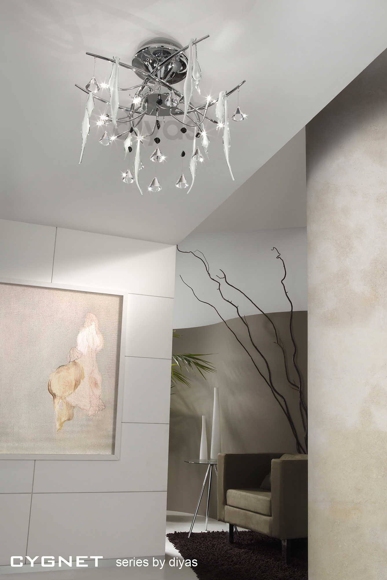 Cygnet Crystal Ceiling Lights Diyas Modern Crystal Ceiling Lights Cygnet Crystal Ceiling Lights Diyas Modern Crystal Ceiling Lights